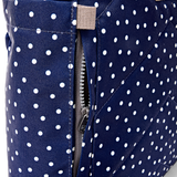 Bayswater Umbrella Backpack in Navy Polka Dot