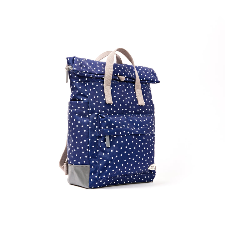 Bayswater Umbrella Backpack in Navy Polka Dot