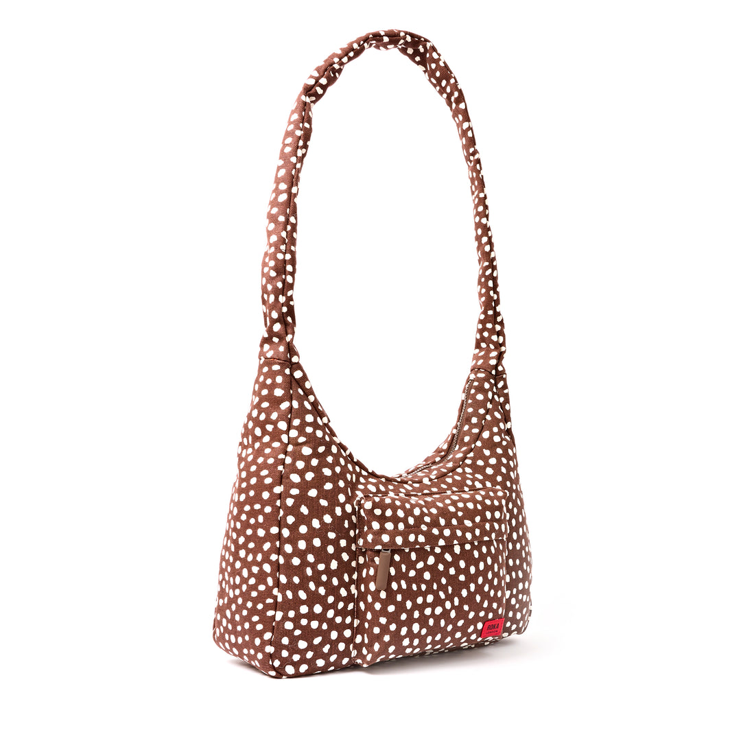 Belsize Crossbody Bag in Brown Spot