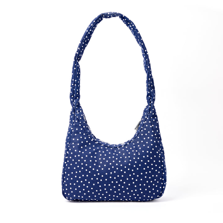 Belsize Crossbody Bag in Navy Polka