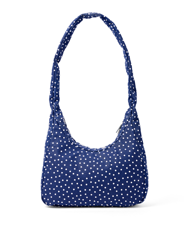 Belsize Crossbody Bag in Navy Polka
