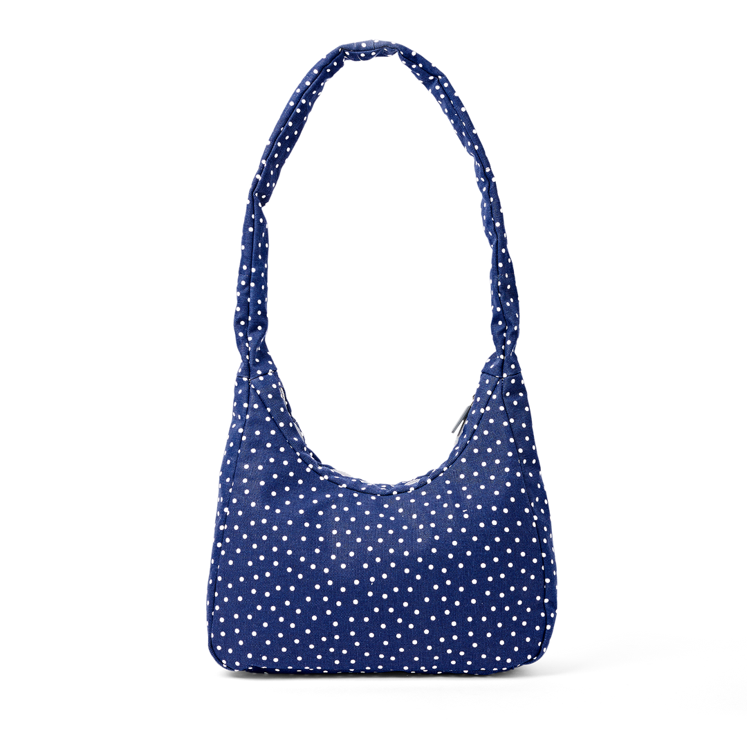 Belsize Crossbody Bag in Navy Polka