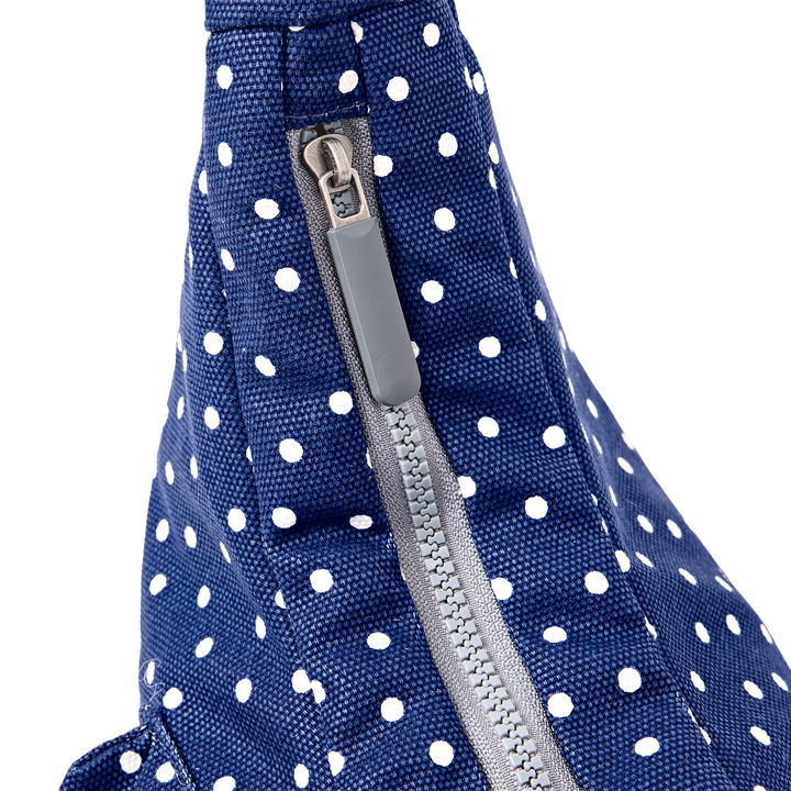 Belsize Crossbody Bag in Navy Polka