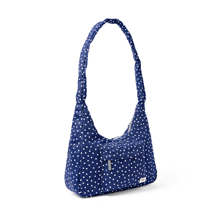 Belsize Crossbody Bag in Navy Polka