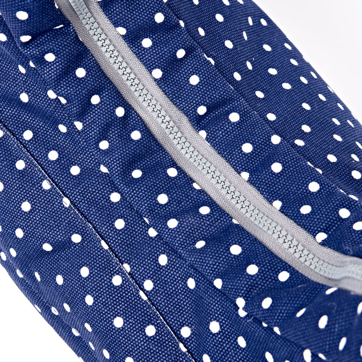 Belsize Crossbody Bag in Navy Polka