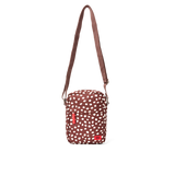 Bond Pocket Crossbody Bag in Brown Dot