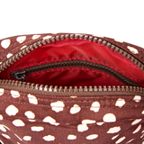 Bond Pocket Crossbody Bag in Brown Dot