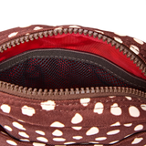 Bond Pocket Crossbody Bag in Brown Dot