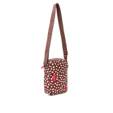 Bond Pocket Crossbody Bag in Brown Dot