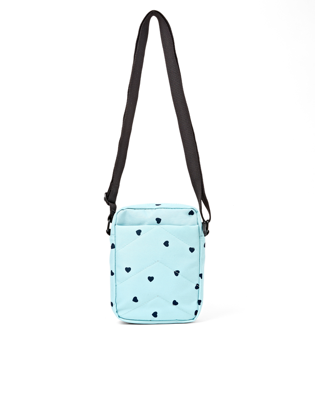 Bond Pocket Crossbody Bag in Heart Print