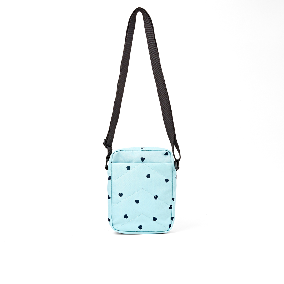 Bond Pocket Crossbody Bag in Heart Print
