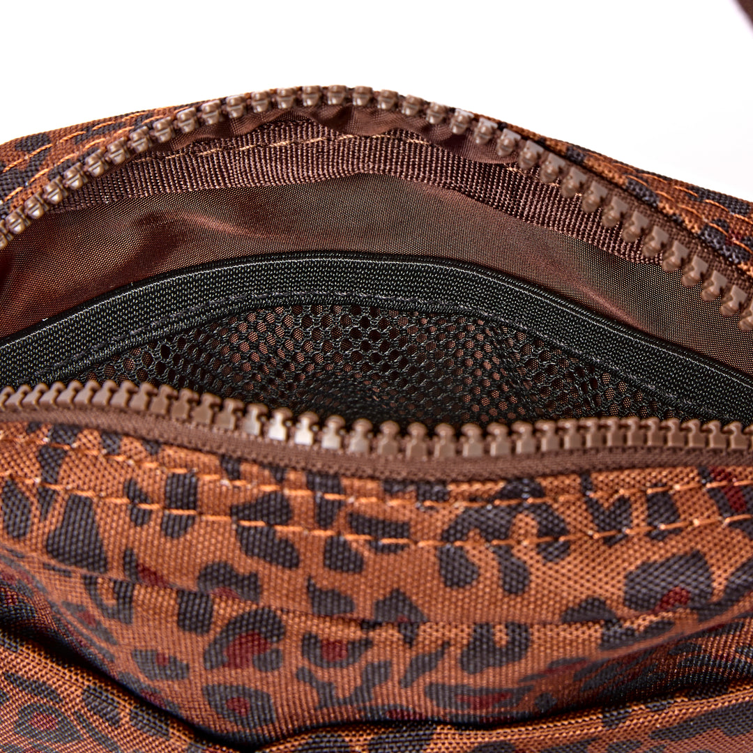 Bond Pocket Crossbody Bag in Mini Leopard