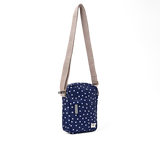 Bond Pocket Crossbody Bag in Navy Polka Dot
