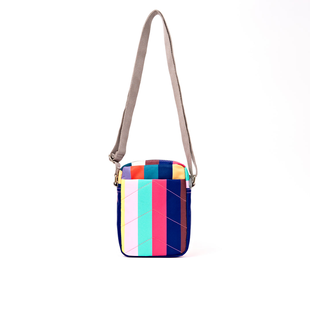 Bond Pocket Crossbody Bag in Wide Multi Stripe