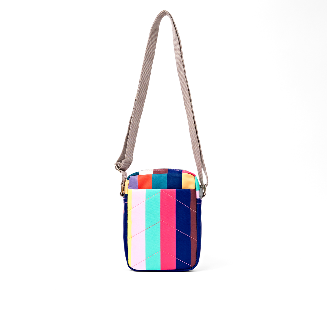 Bond Pocket Crossbody Bag in Wide Multi Stripe
