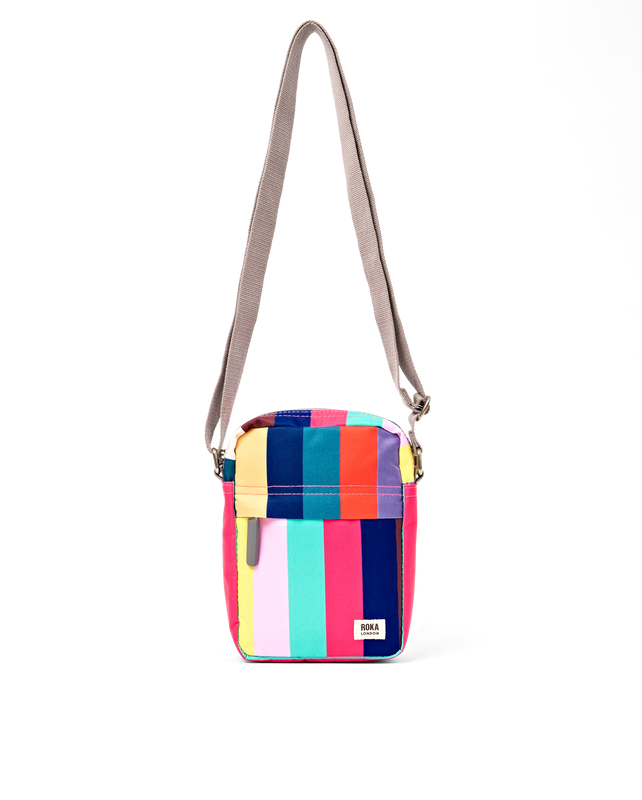 Bond Pocket Crossbody Bag in Wide Multi Stripe