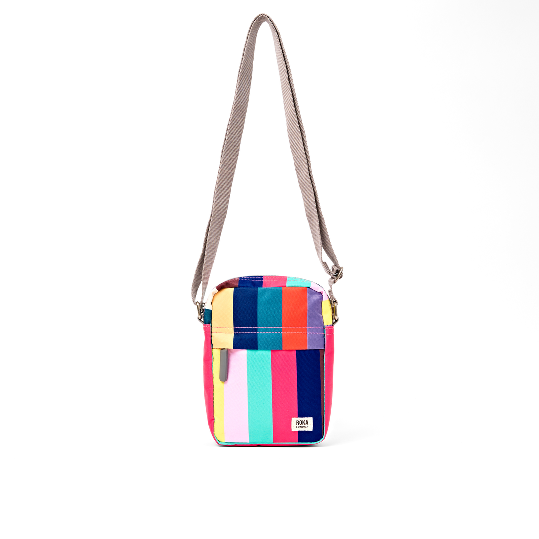 Bond Pocket Crossbody Bag in Wide Multi Stripe