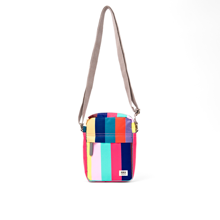 Bond Pocket Crossbody Bag in Wide Multi Stripe