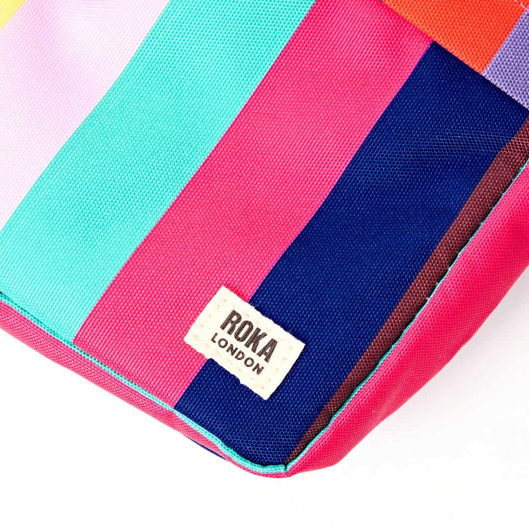 Bond Pocket Crossbody Bag in Wide Multi Stripe