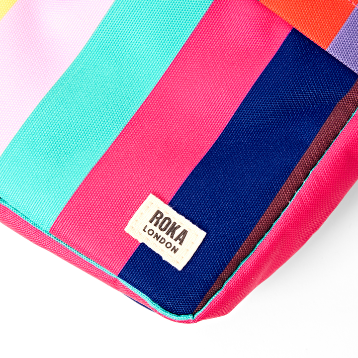 Bond Pocket Crossbody Bag in Wide Multi Stripe
