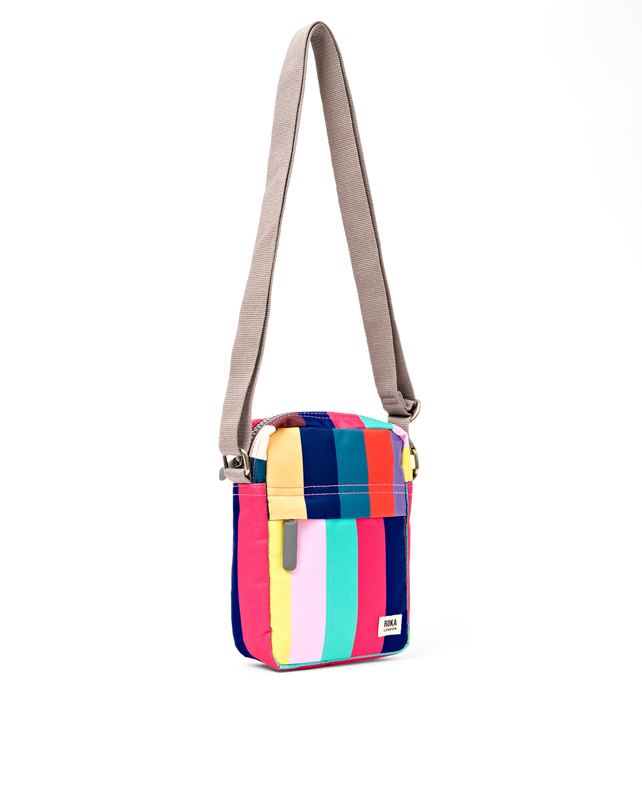 Bond Pocket Crossbody Bag in Wide Multi Stripe