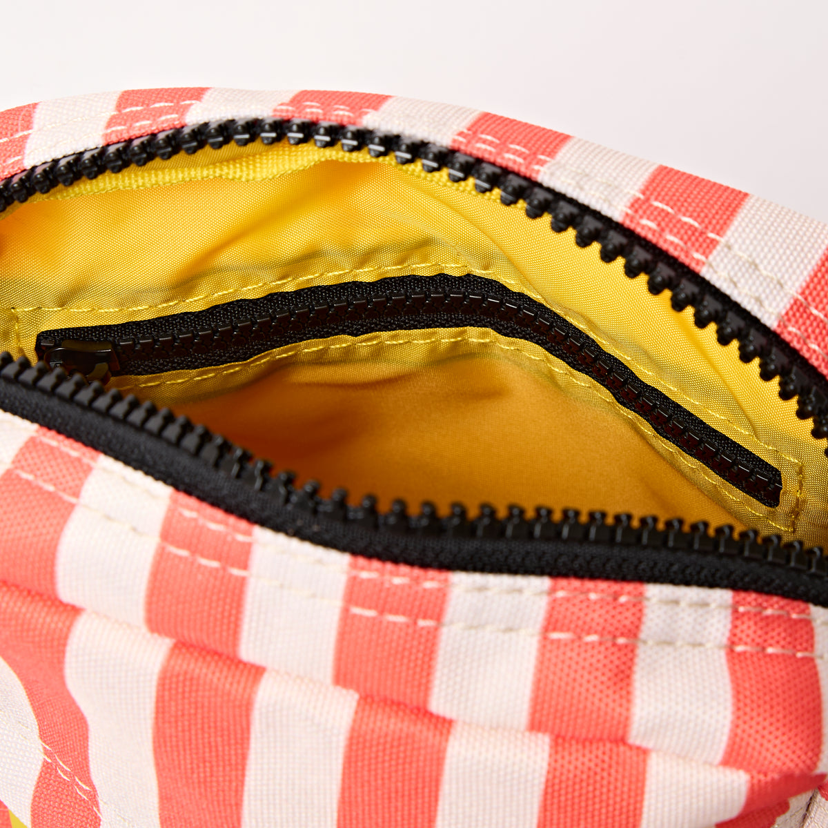 Bond Pocket Crossbody Bag in Coral Stripe