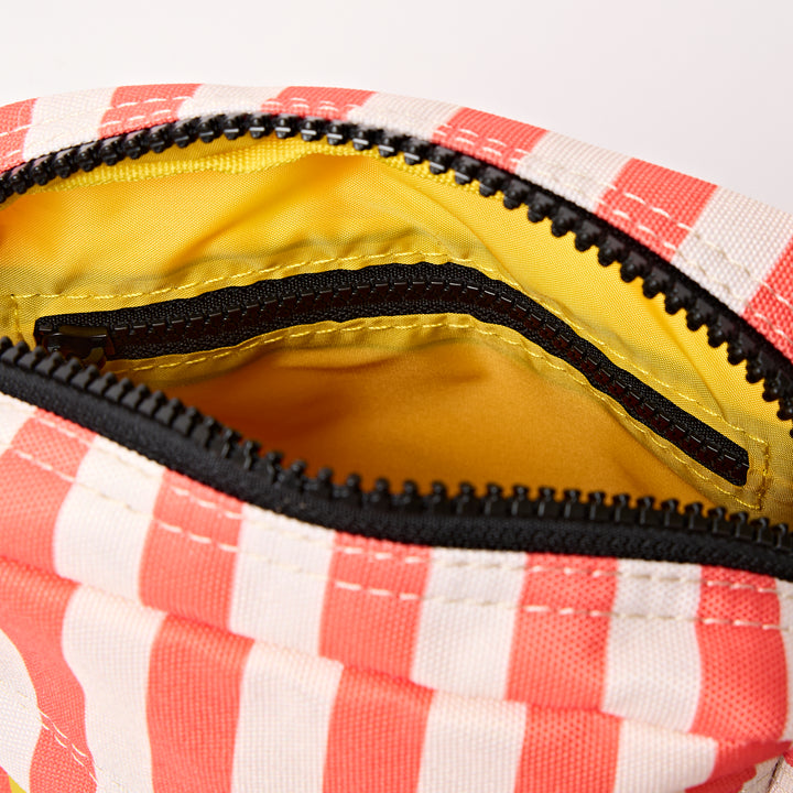 Bond Pocket Crossbody Bag in Coral Stripe