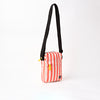 Bond Pocket Crossbody Bag in Coral Stripe
