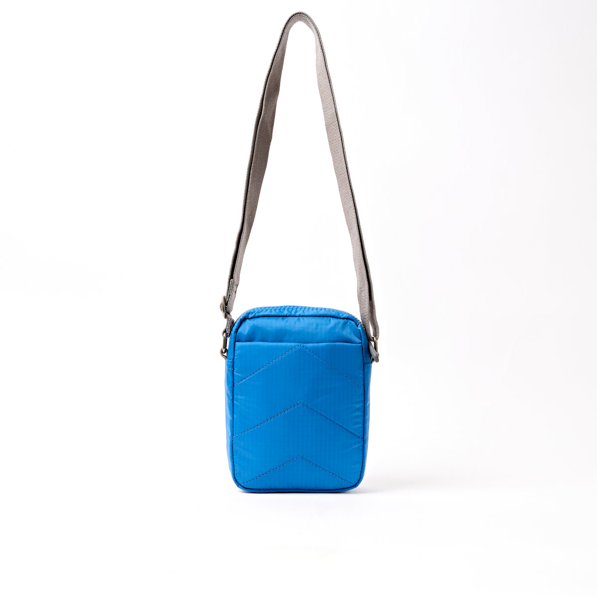 Bond Pocket Crossbody Bag in Malibu Blue Recycled Nylon Ripstop