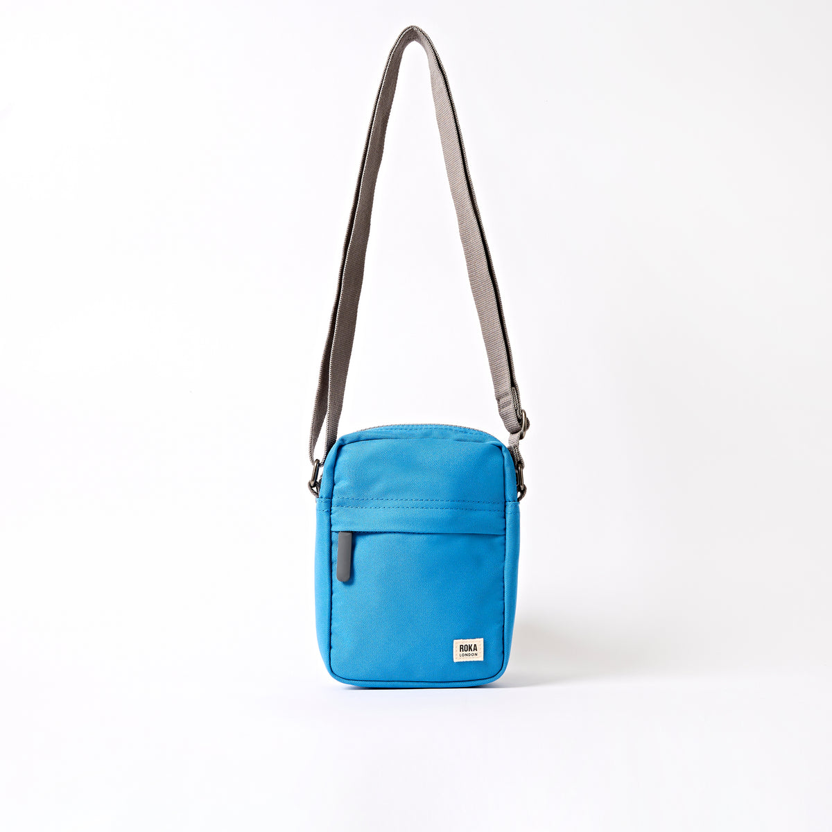 Bond Pocket Crossbody Bag in Malibu Blue Recycled Canvas