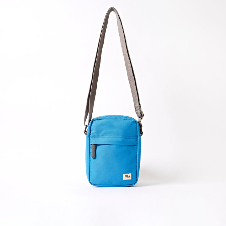 Bond Pocket Crossbody Bag in Malibu Blue Recycled Canvas
