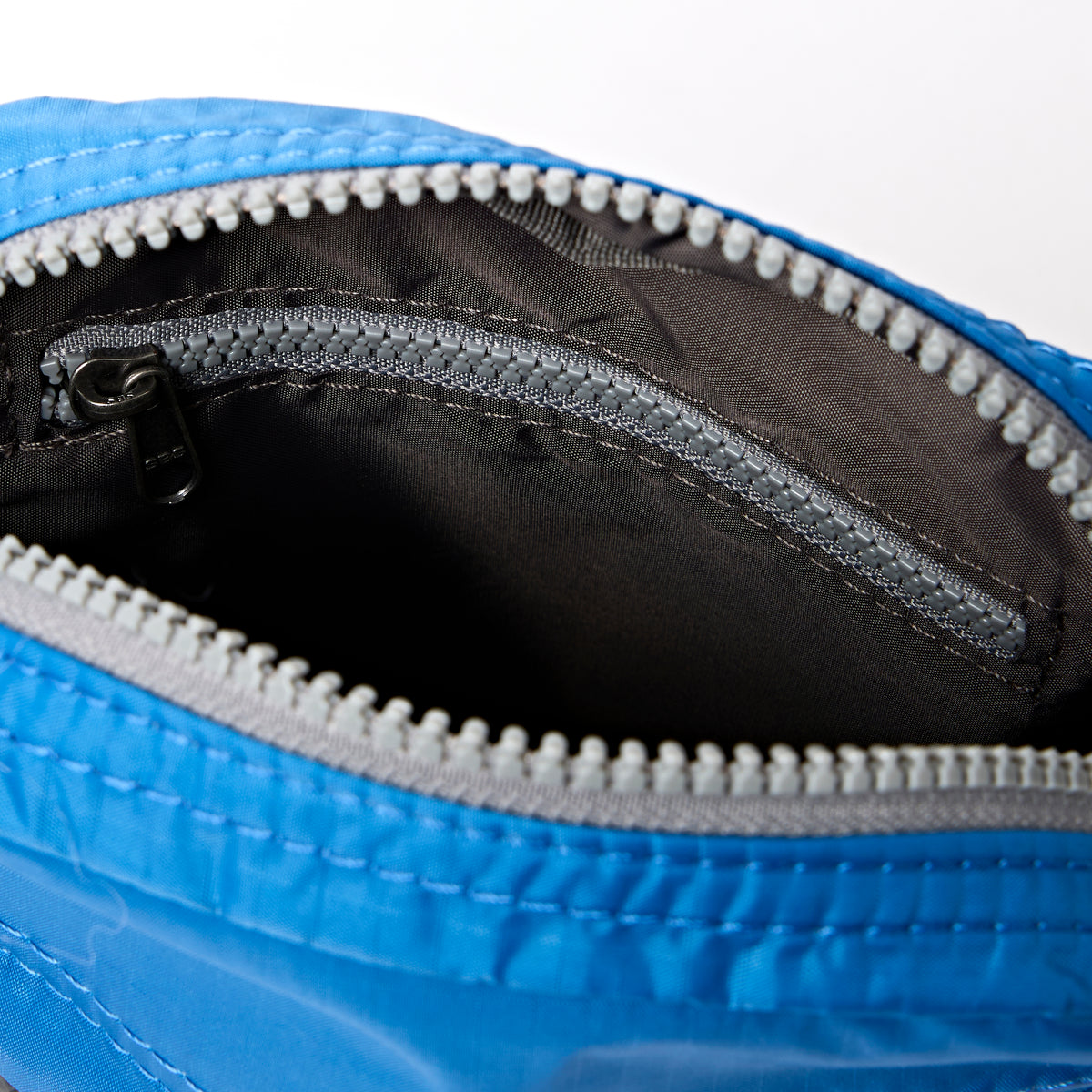Bond Pocket Crossbody Bag in Malibu Blue Recycled Nylon Ripstop