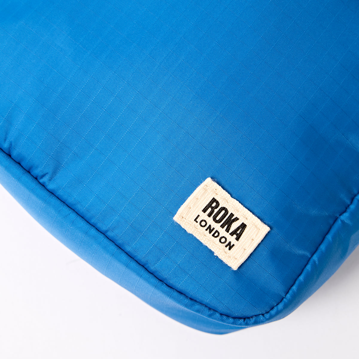 Bond Pocket Crossbody Bag in Malibu Blue Recycled Nylon Ripstop