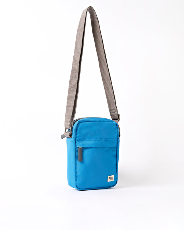 Bond Pocket Crossbody Bag in Malibu Blue Recycled Canvas