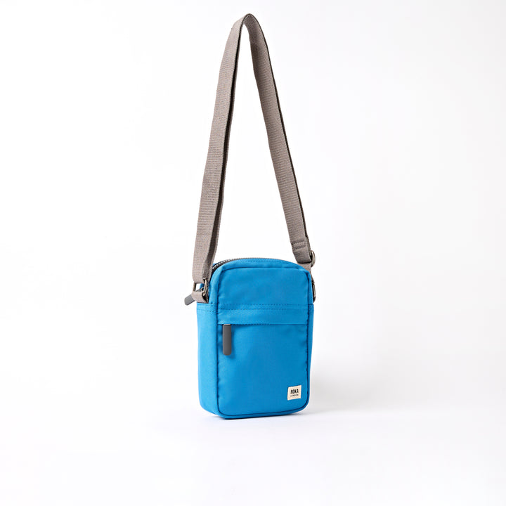 Bond Pocket Crossbody Bag in Malibu Blue Recycled Canvas