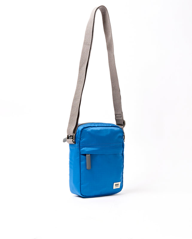 Bond Pocket Crossbody Bag in Malibu Blue Recycled Nylon Ripstop