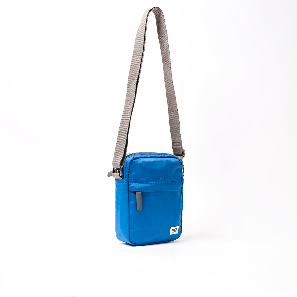 Bond Pocket Crossbody Bag in Malibu Blue Recycled Nylon Ripstop
