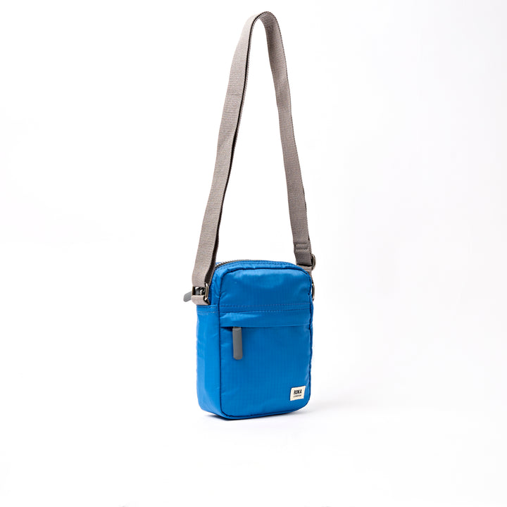 Bond Pocket Crossbody Bag in Malibu Blue Recycled Nylon Ripstop