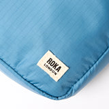 Bond Pocket Crossbody Bag in Retro Blue Recycled Nylon Ripstop