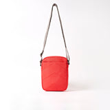 Bond Pocket Crossbody Bag in Scarlet Recycled Canvas