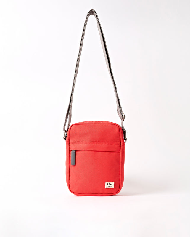 Bond Pocket Crossbody Bag in Scarlet Recycled Nylon Ripstop