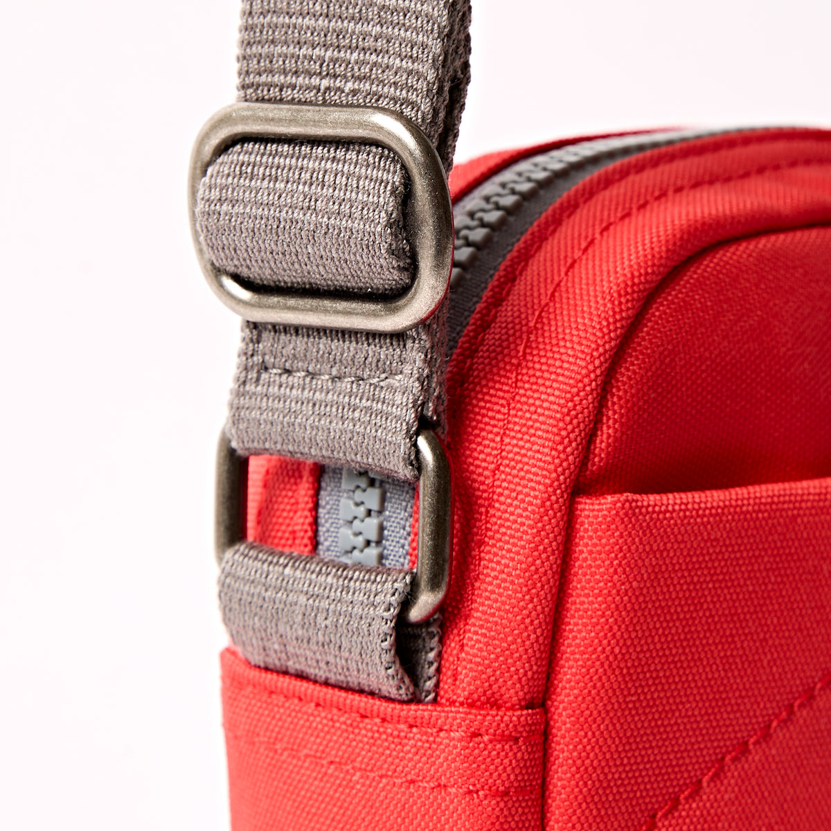 Bond Pocket Crossbody Bag in Scarlet Recycled Canvas