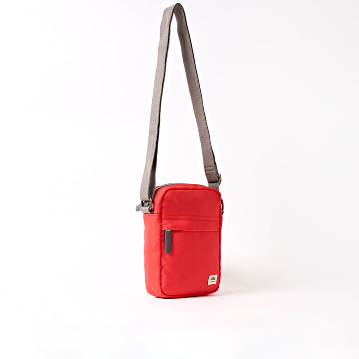 Bond Pocket Crossbody Bag in Scarlet Recycled Canvas