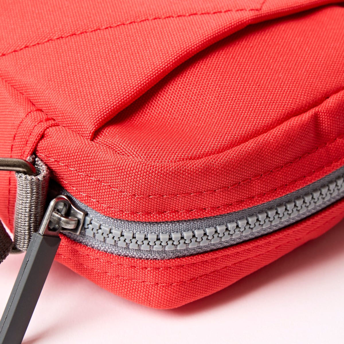 Bond Pocket Crossbody Bag in Scarlet Recycled Canvas