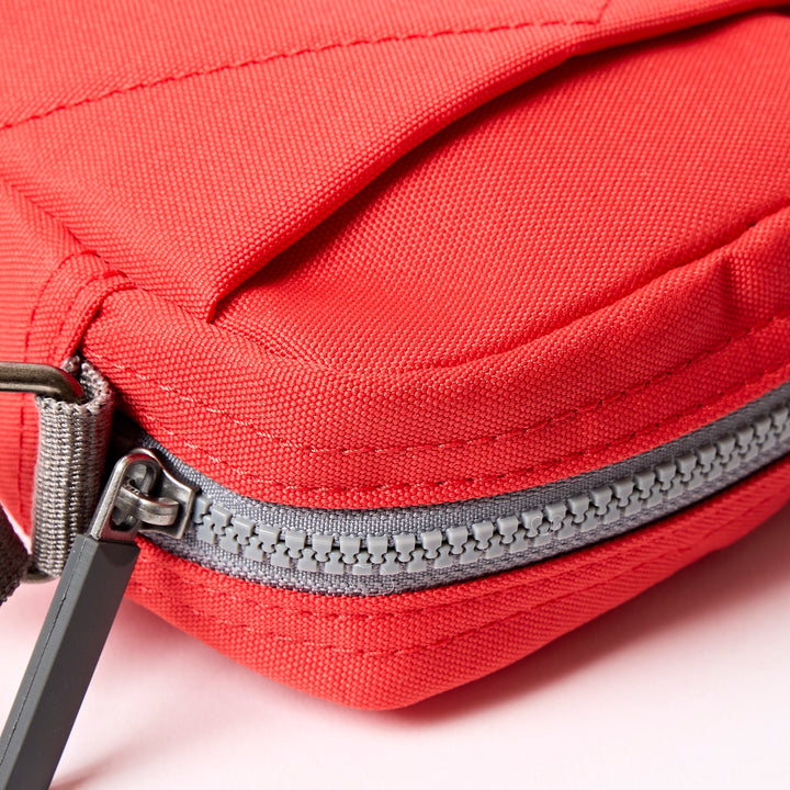 Bond Pocket Crossbody Bag in Scarlet Recycled Canvas