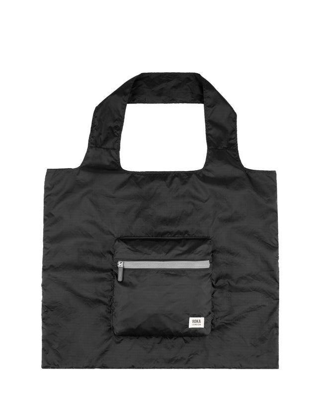 Borough Shopper Tote Bag in Black