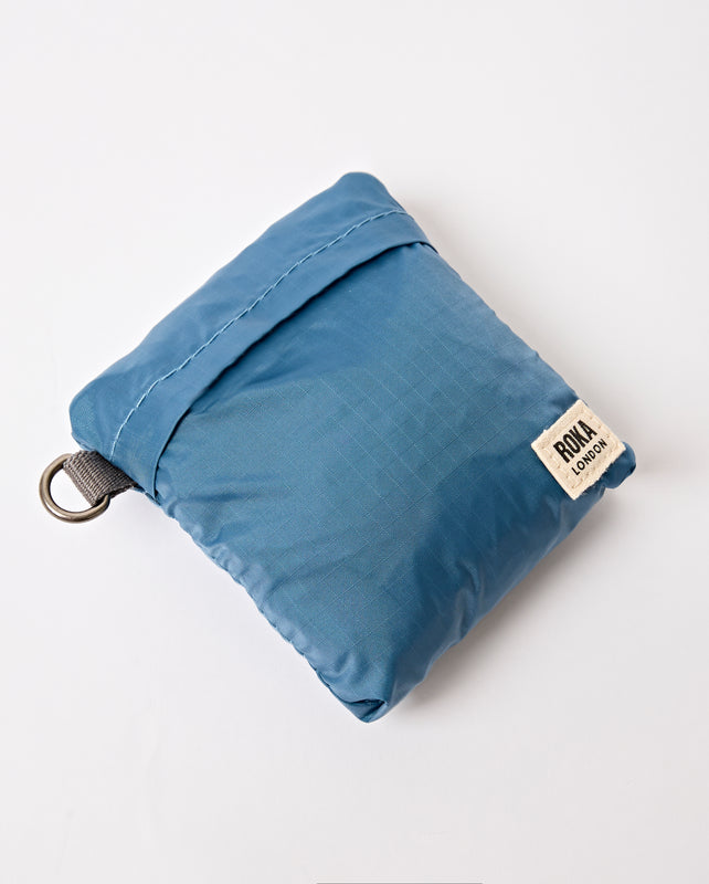 Borough Shopper Tote Bag in Retro Blue