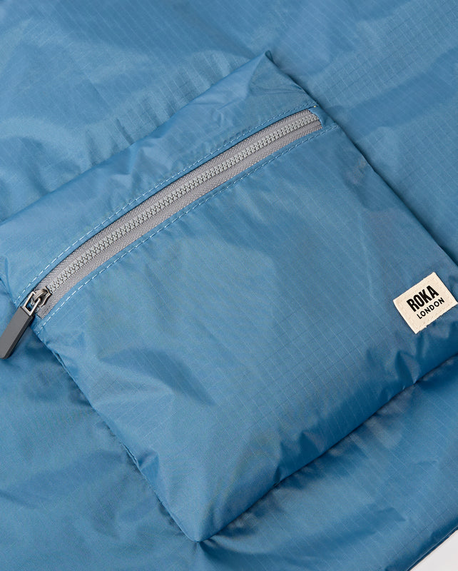 Borough Shopper Tote Bag in Retro Blue