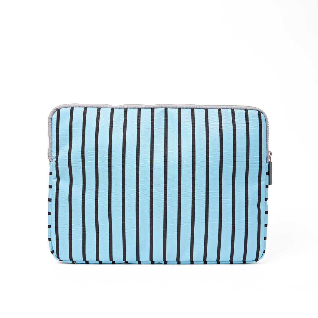 Brick Lane Laptop Sleeve in Blue Stripe