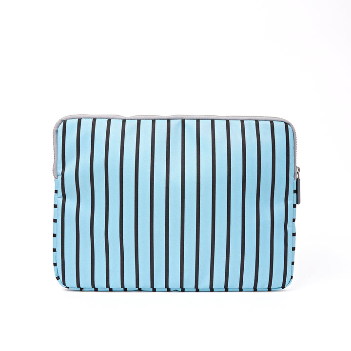 Brick Lane Laptop Sleeve in Blue Stripe